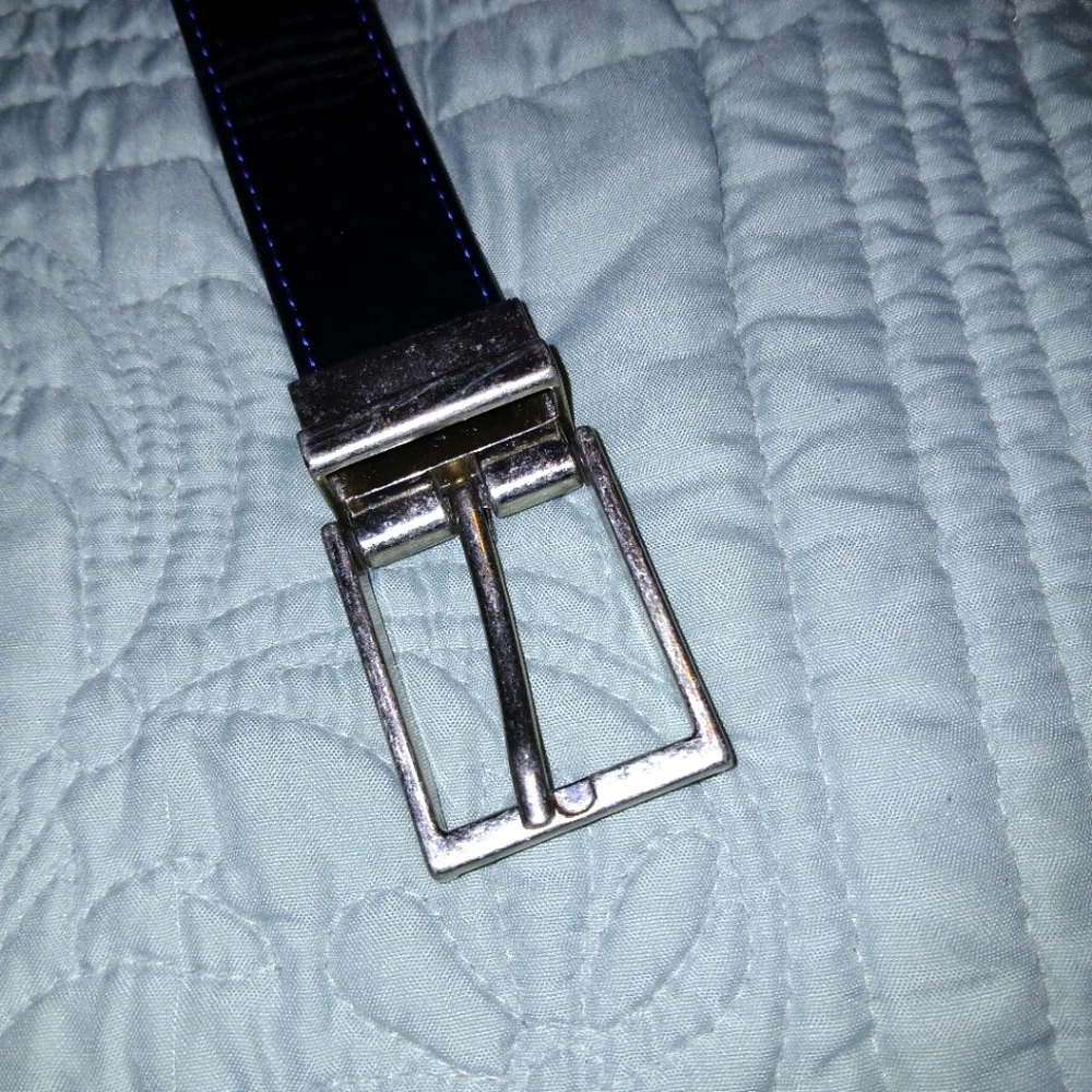 Boy's Black Leather Belt XS/S